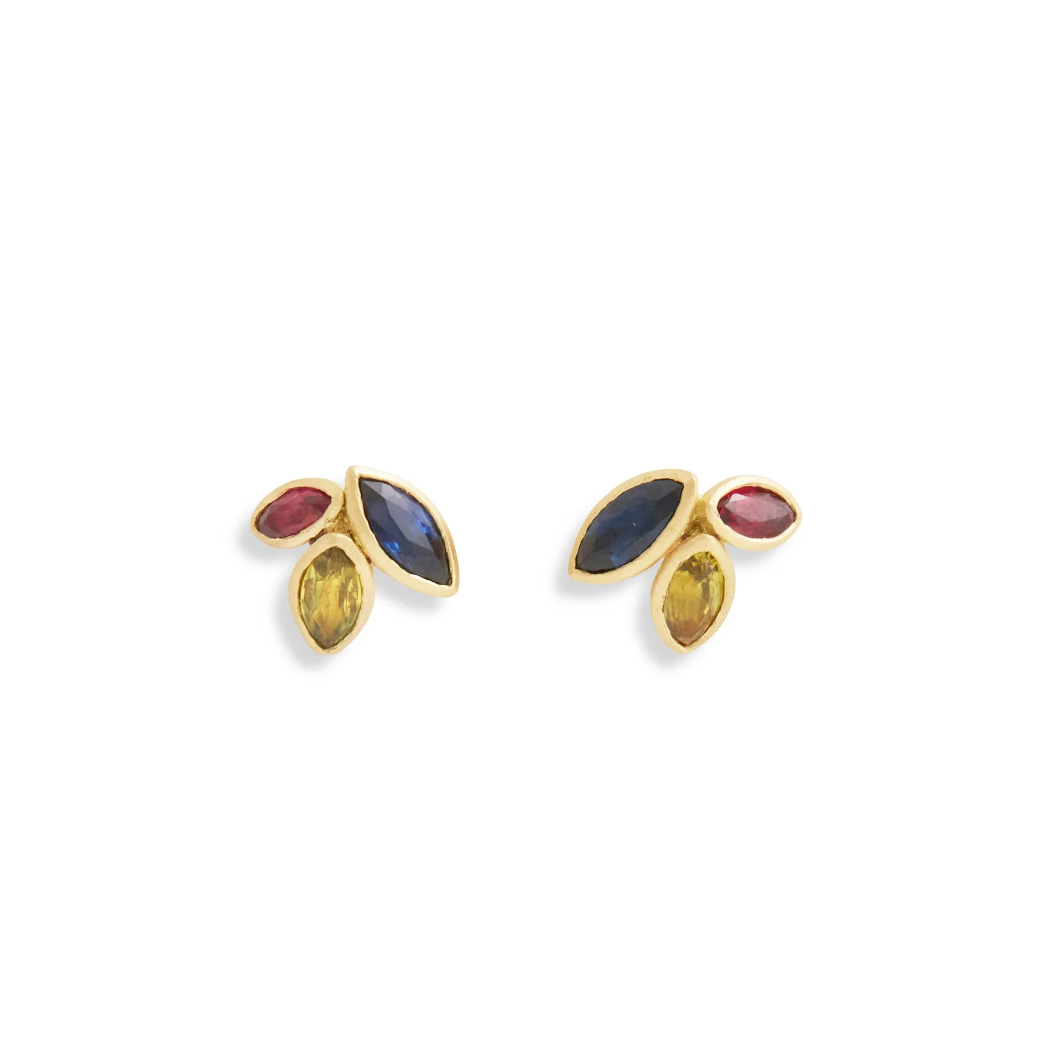 3 Wild Marquise Earrings Pieces of Eight