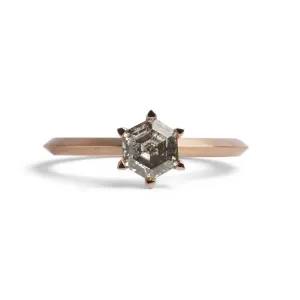 Affection Salt and Pepper Diamond Love Ritual Ring Pieces of Eight
