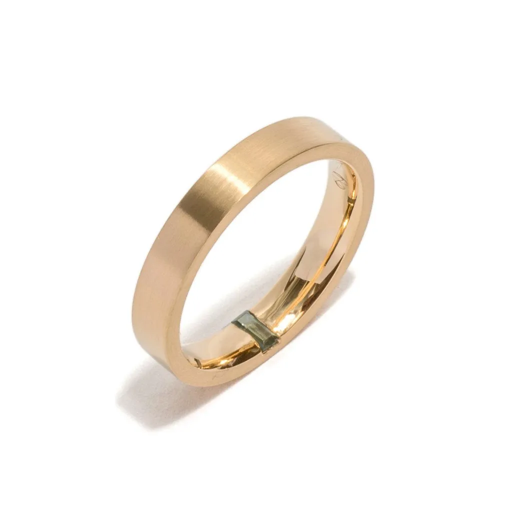 Baguette Parti Sapphire Ring Pieces of Eight