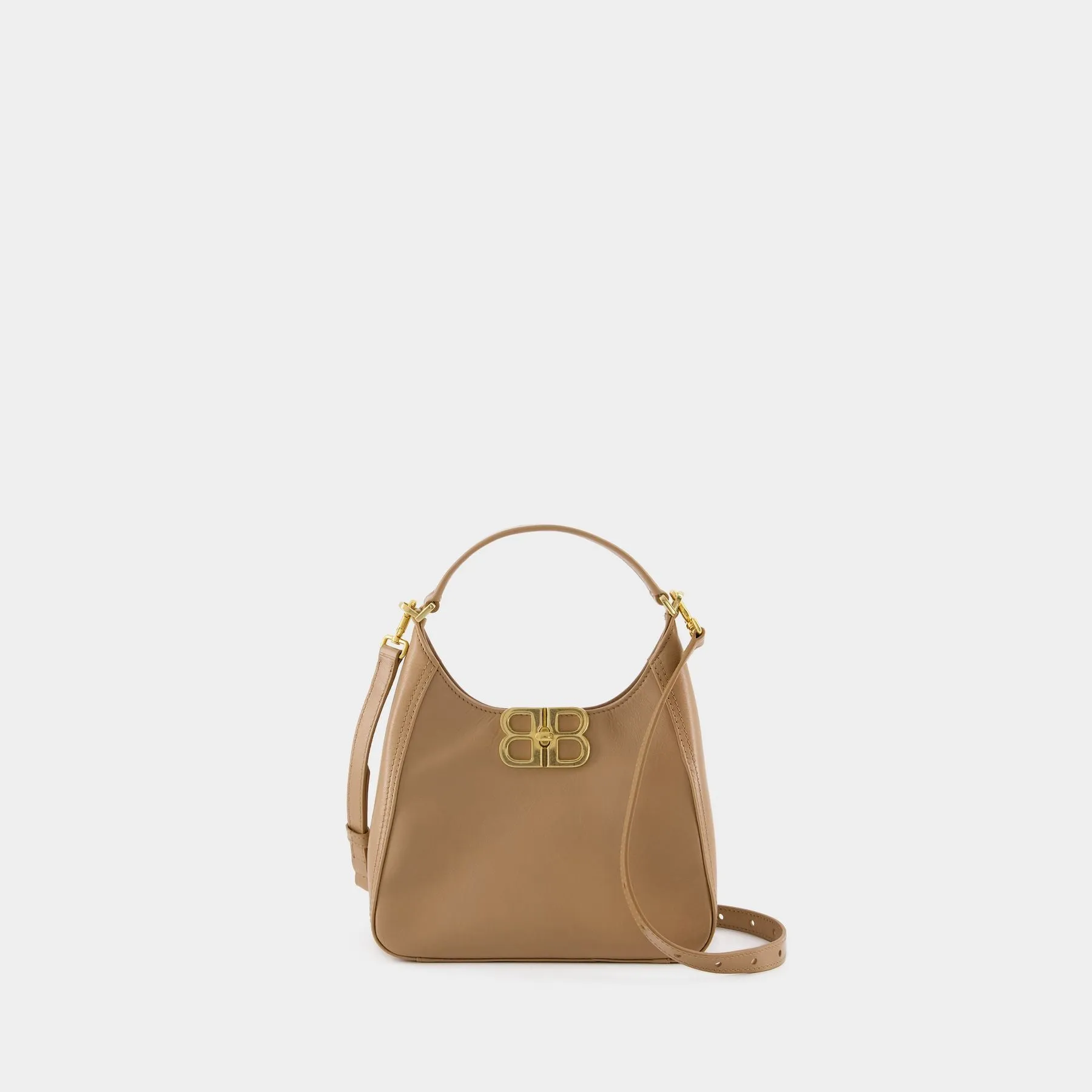 Bb Soft Small Purse - Balenciaga - Leather - Beige