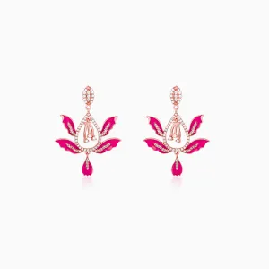 Bhumi Rose Gold Wild Mountain Ebony Earrings Giva