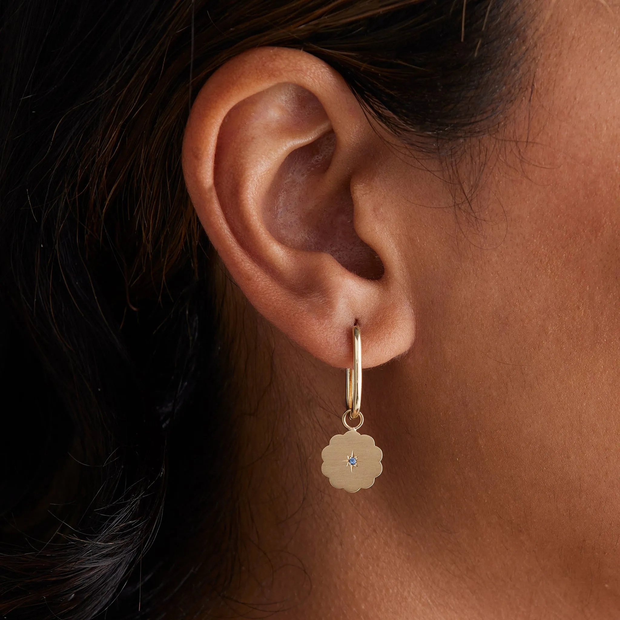Birthstone Amulet - Cloud Earrings Pieces of Eight