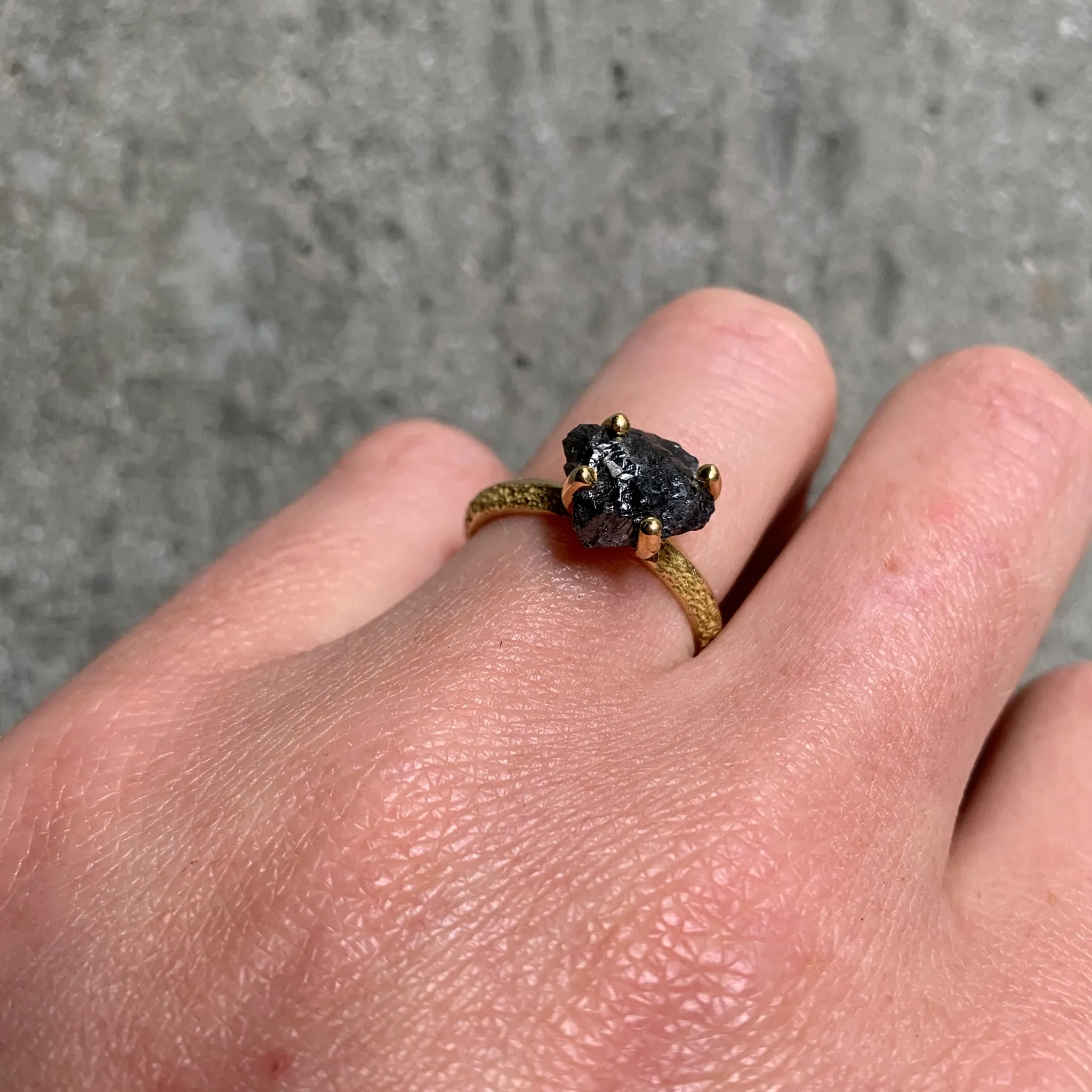 Black Diamond Balance Ring Pieces of Eight