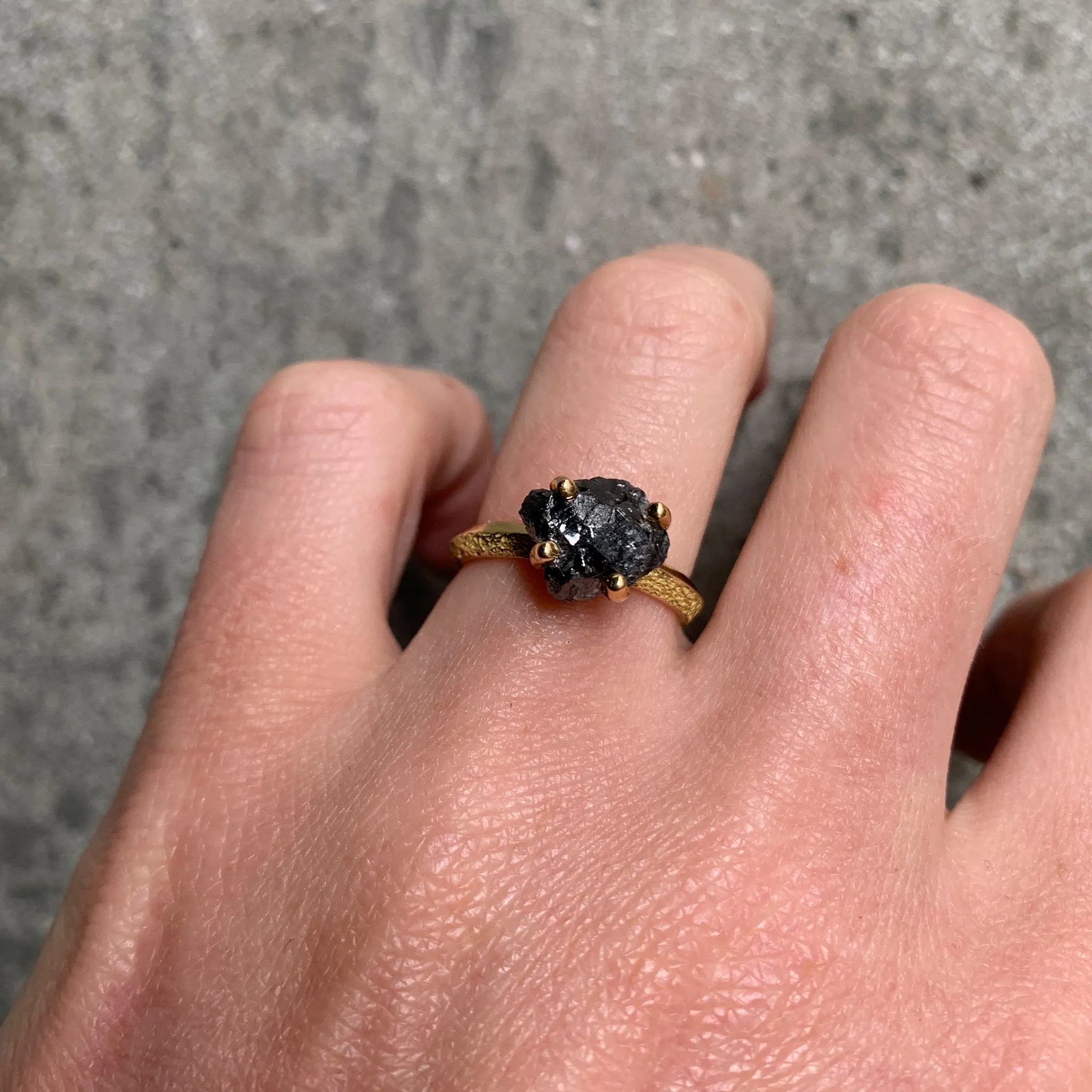 Black Diamond Balance Ring Pieces of Eight