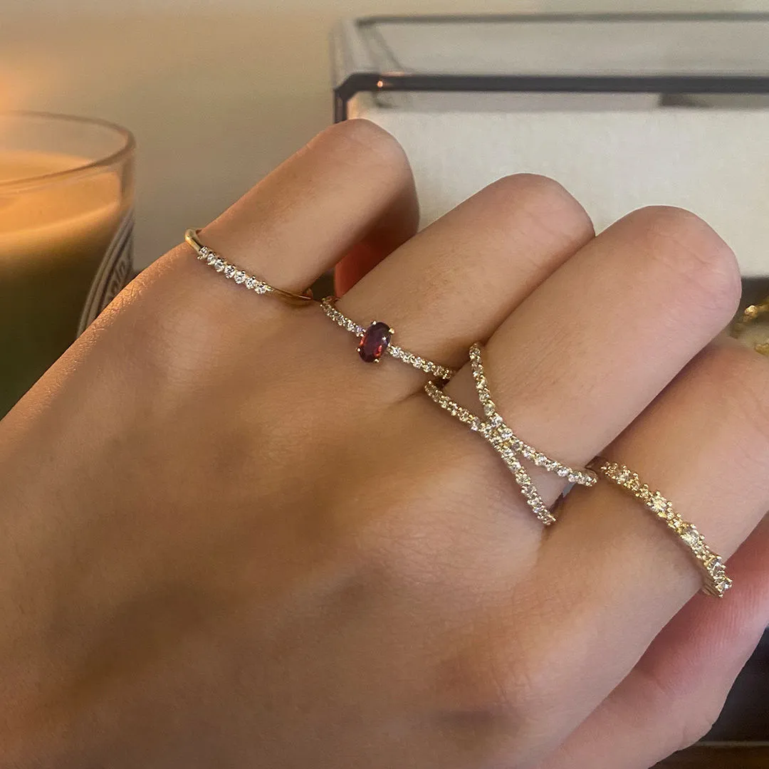 Blair's 18K Rose Gold Ring w. Diamonds