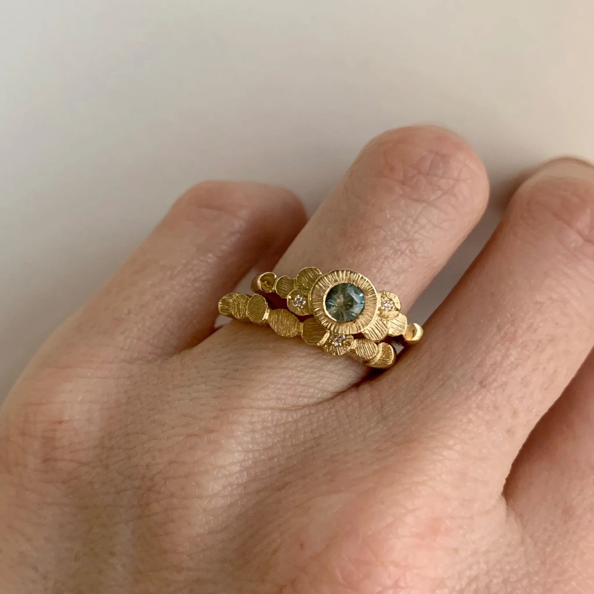 Blue Moon Ridge Ring Pieces of Eight