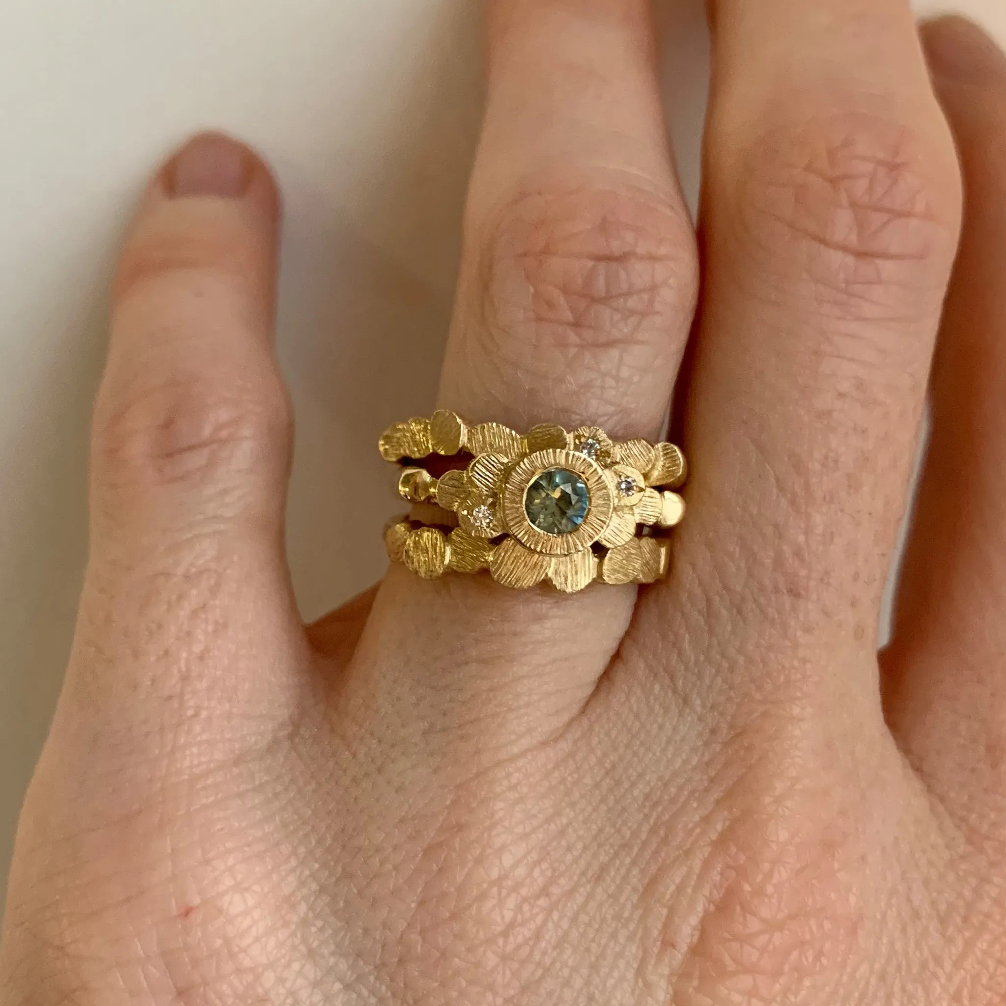 Blue Moon Rise Ring Pieces of Eight