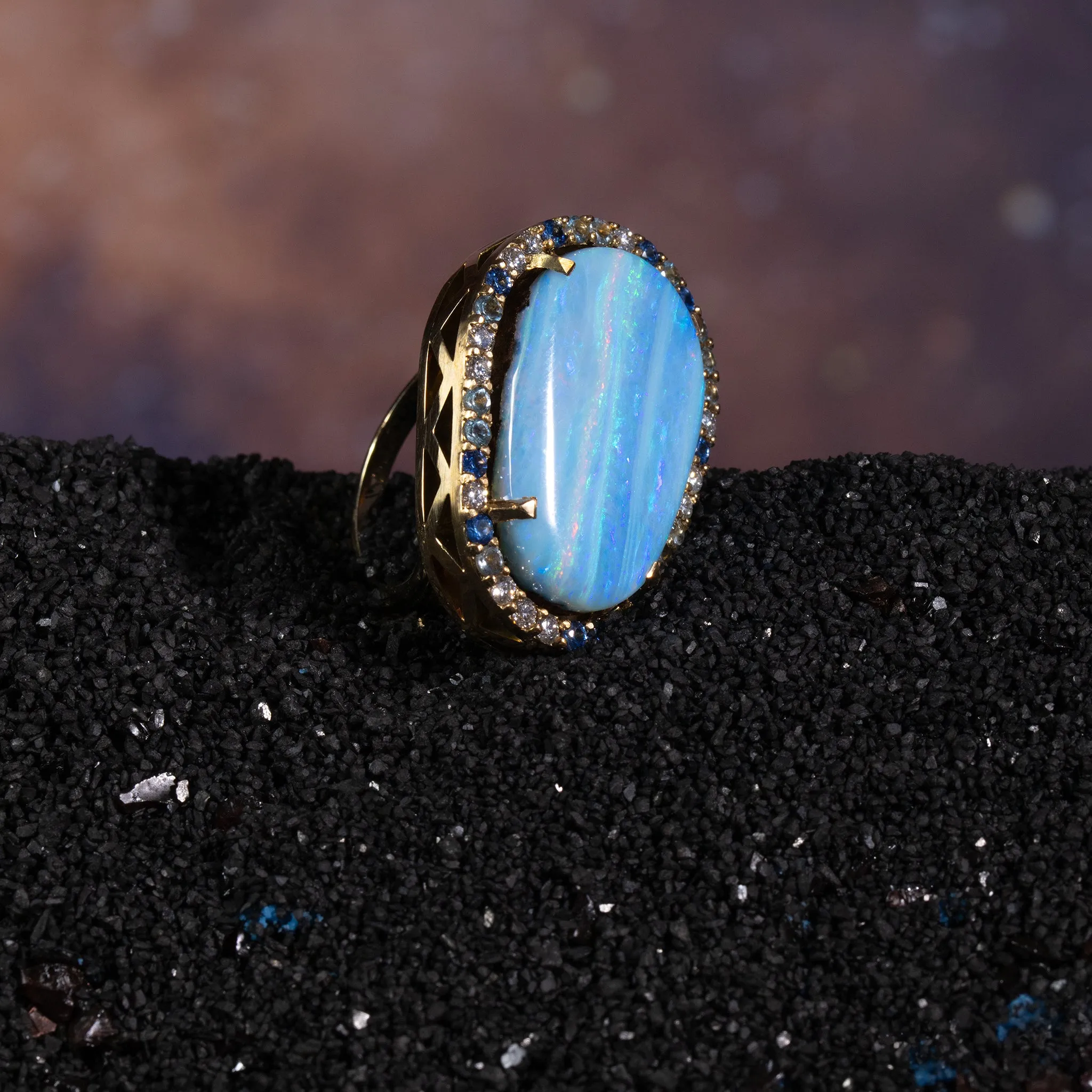 Blue Opulence Ring Pieces of Eight