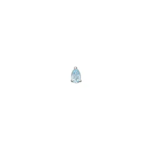 Blue Silver Stud w. Topaz