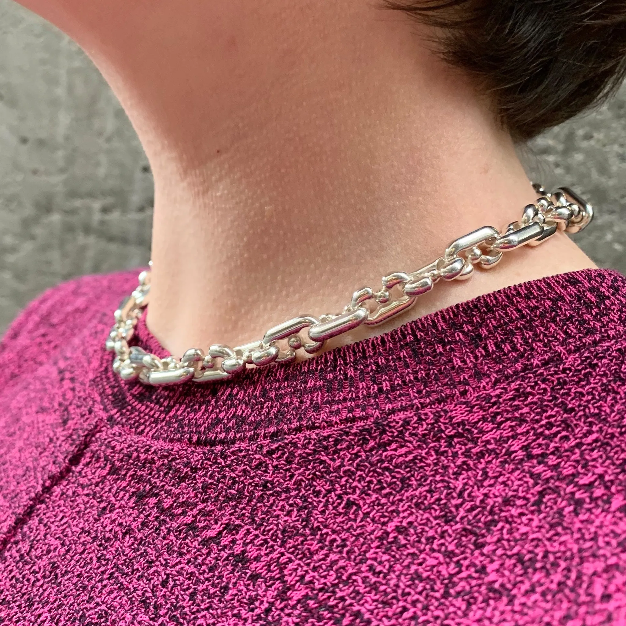 Bok Large Link Necklace Pieces of Eight