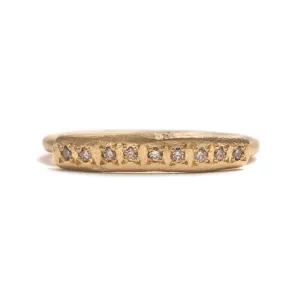 Champagne Diamond Ring Pieces of Eight