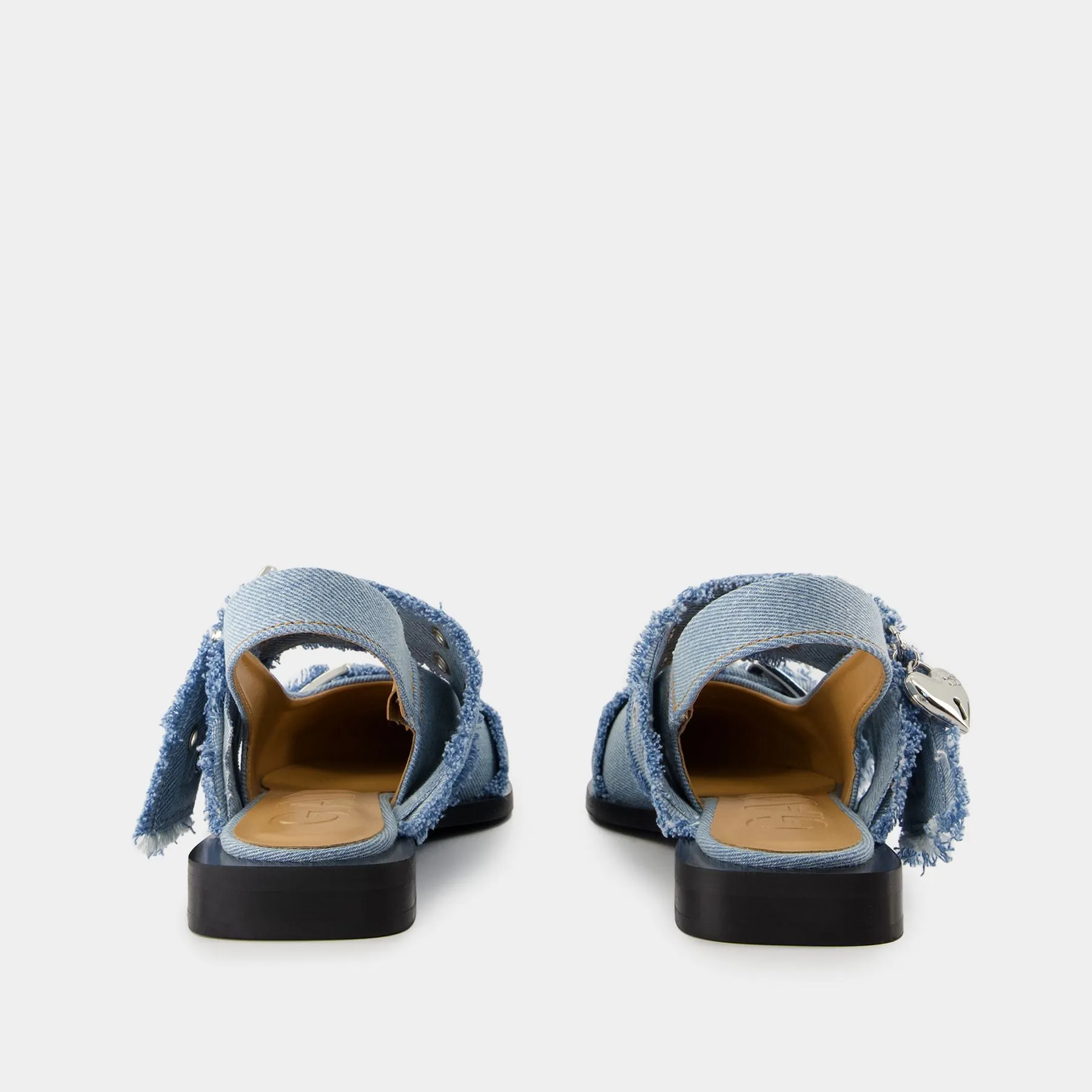 Charms ballerinas - Ganni - Denim - Blue