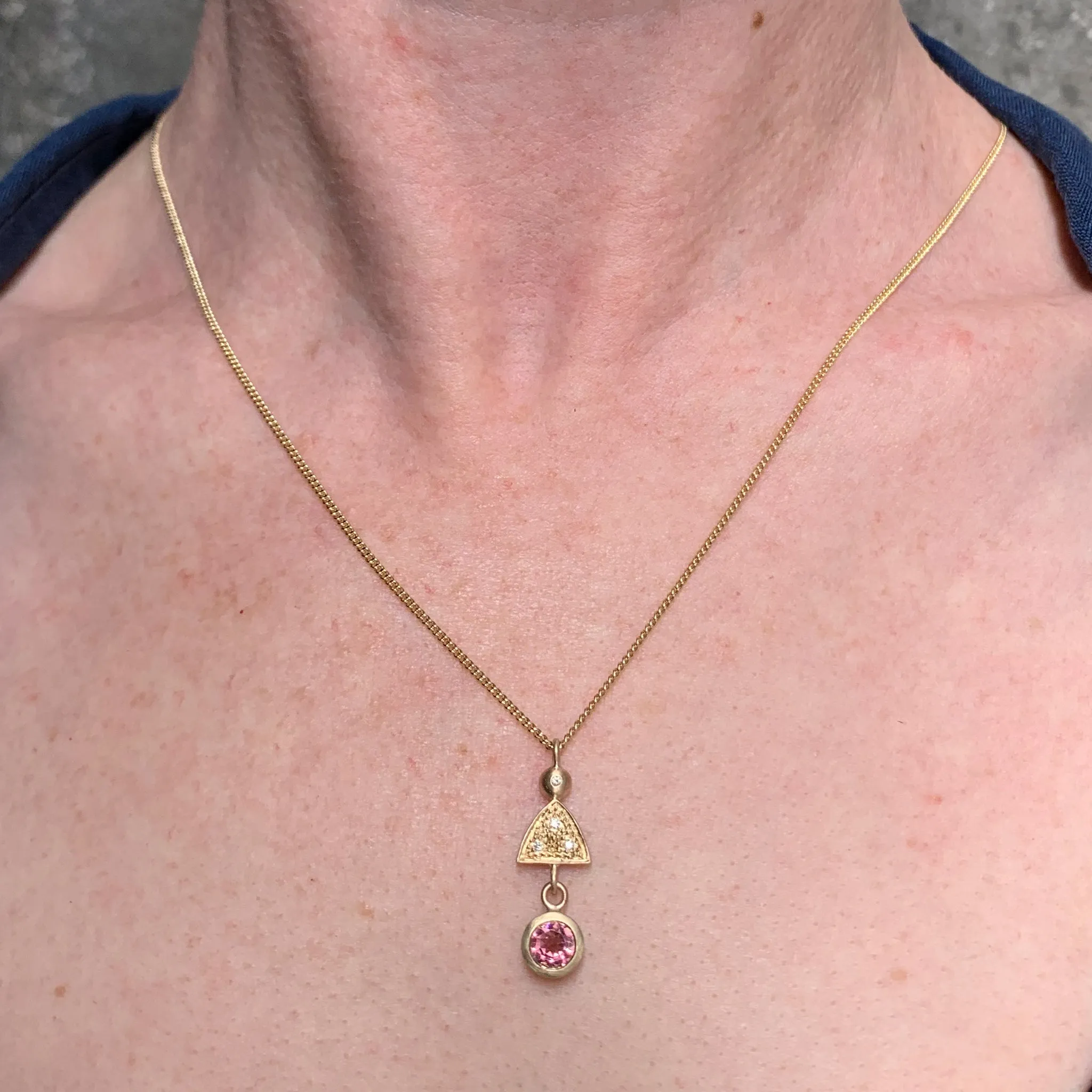 Cherry Blossom Pink Pendant Pieces of Eight