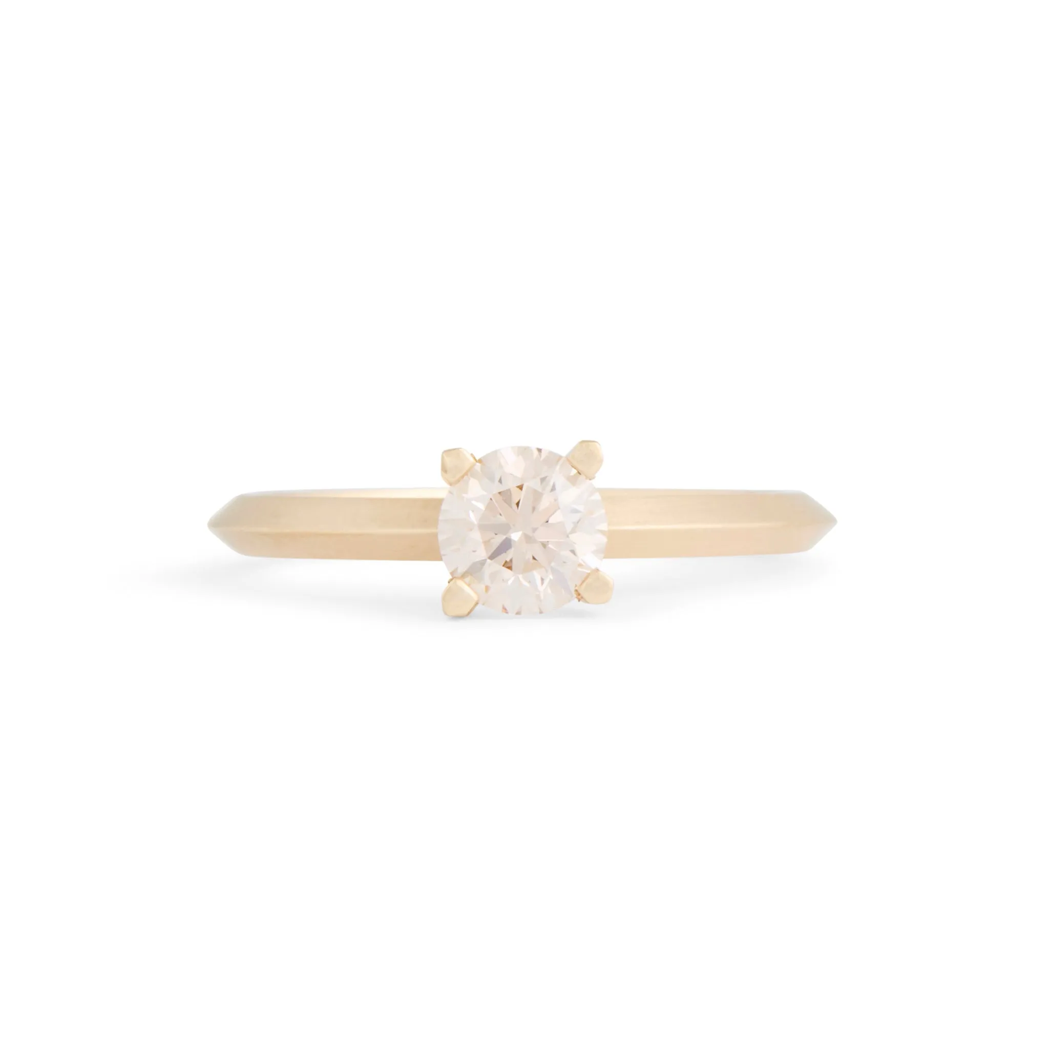 Classic V Love Ritual Champagne Diamond Ring Pieces of Eight