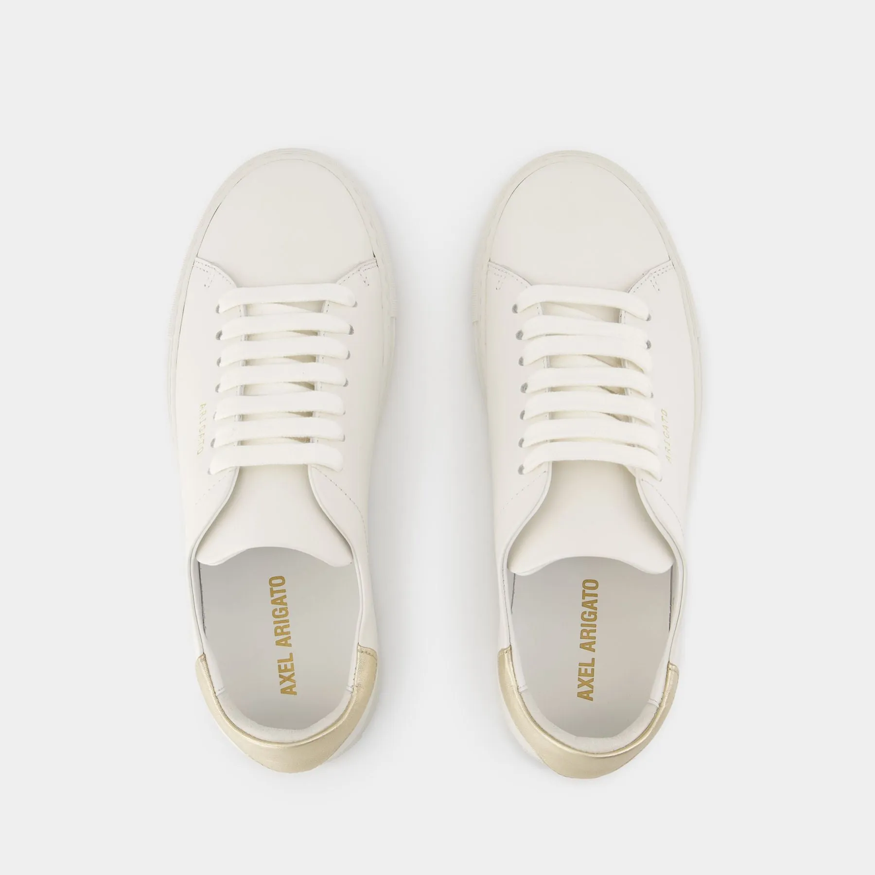 Clean 90 Contrast Sneakers - Axel Arigato - Leather - White/Gold