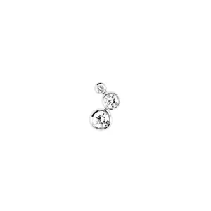Coco 14K White Gold Stud w. Lab-Grown Diamonds