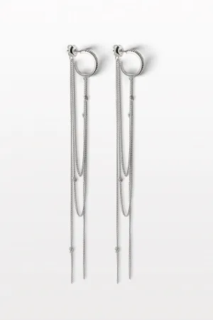 Contra 06 Silver Earrings