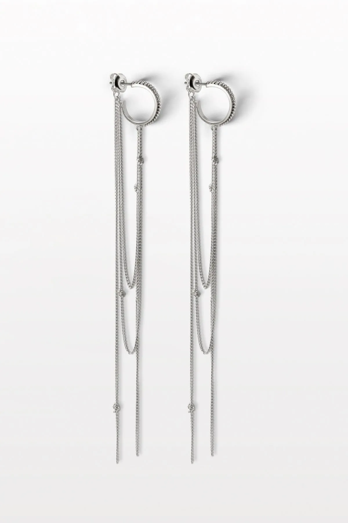 Contra 06 Silver Earrings