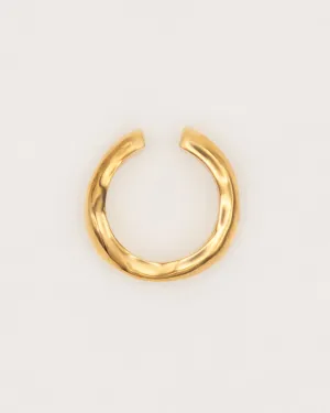 Curvas Gold Plated Ear Cuff
