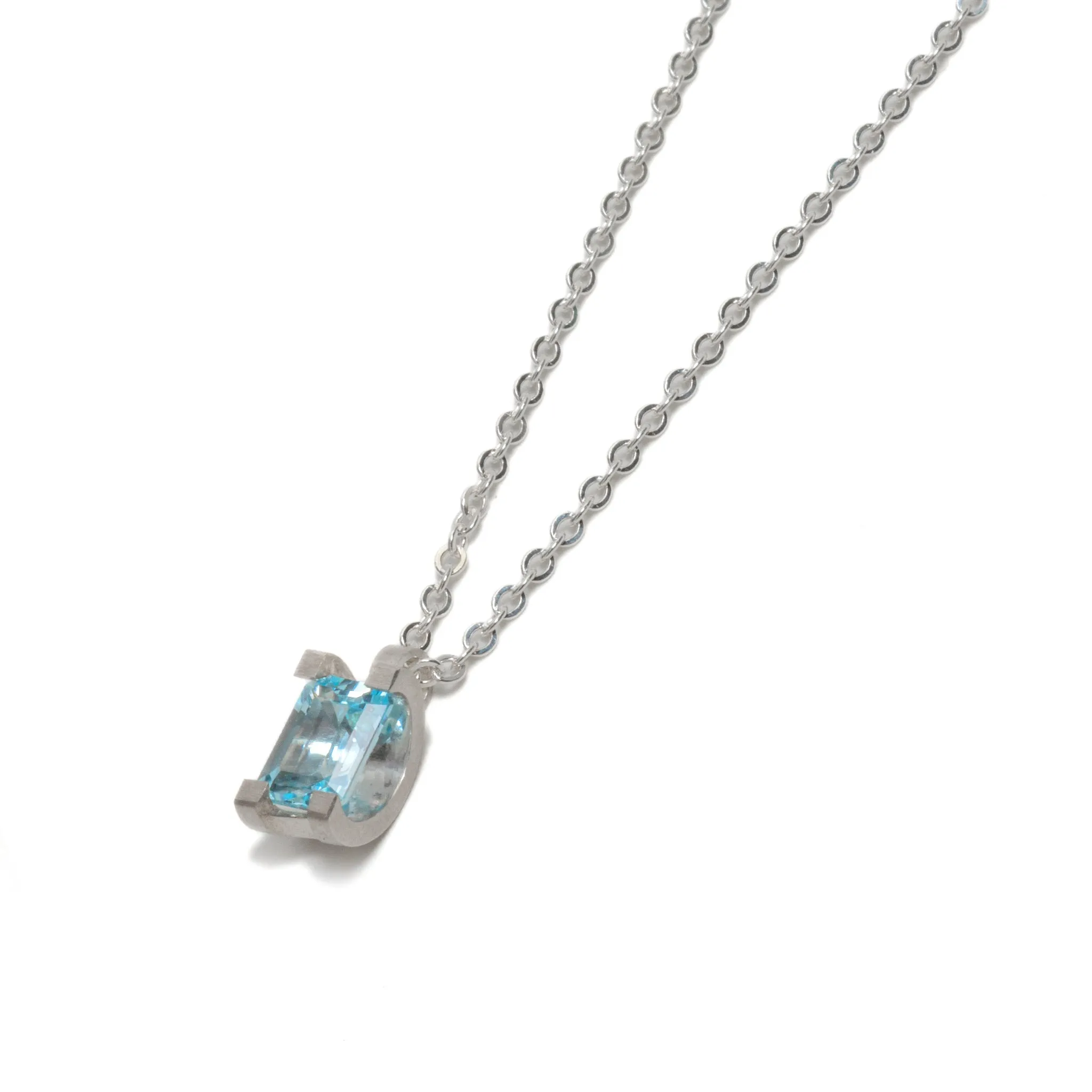 Curve Claw Topaz Pendant Pieces of Eight
