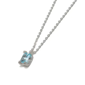 Curve Claw Topaz Pendant Pieces of Eight
