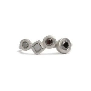 Dear Diamond White Gold Transformations Ring Pieces of Eight