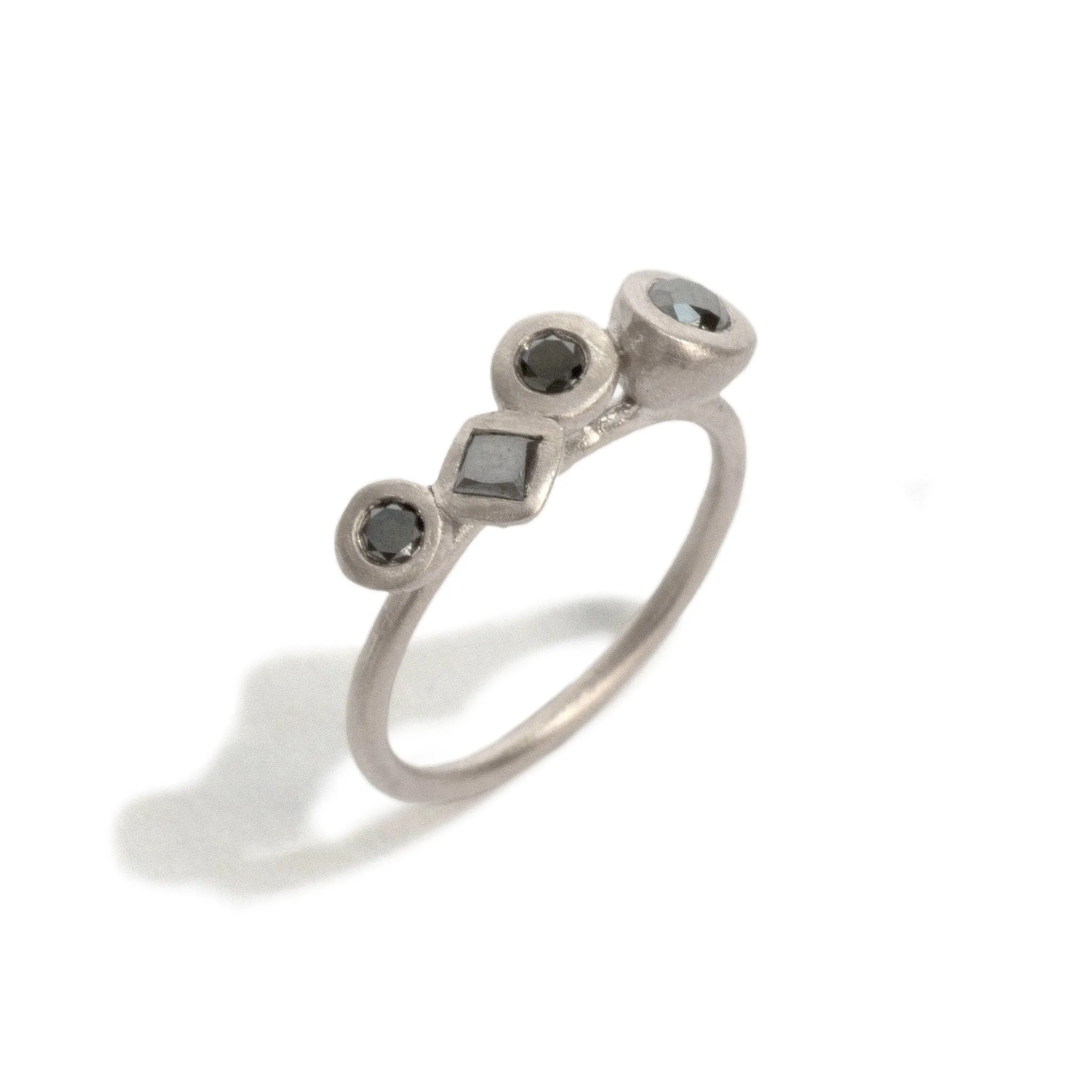 Dear Diamond White Gold Transformations Ring Pieces of Eight