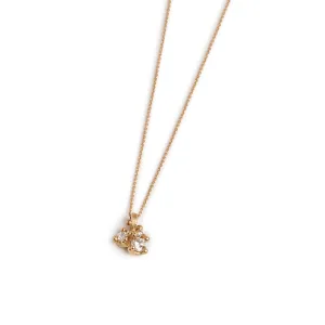Diamond and Granule Cluster Pendant Pieces of Eight