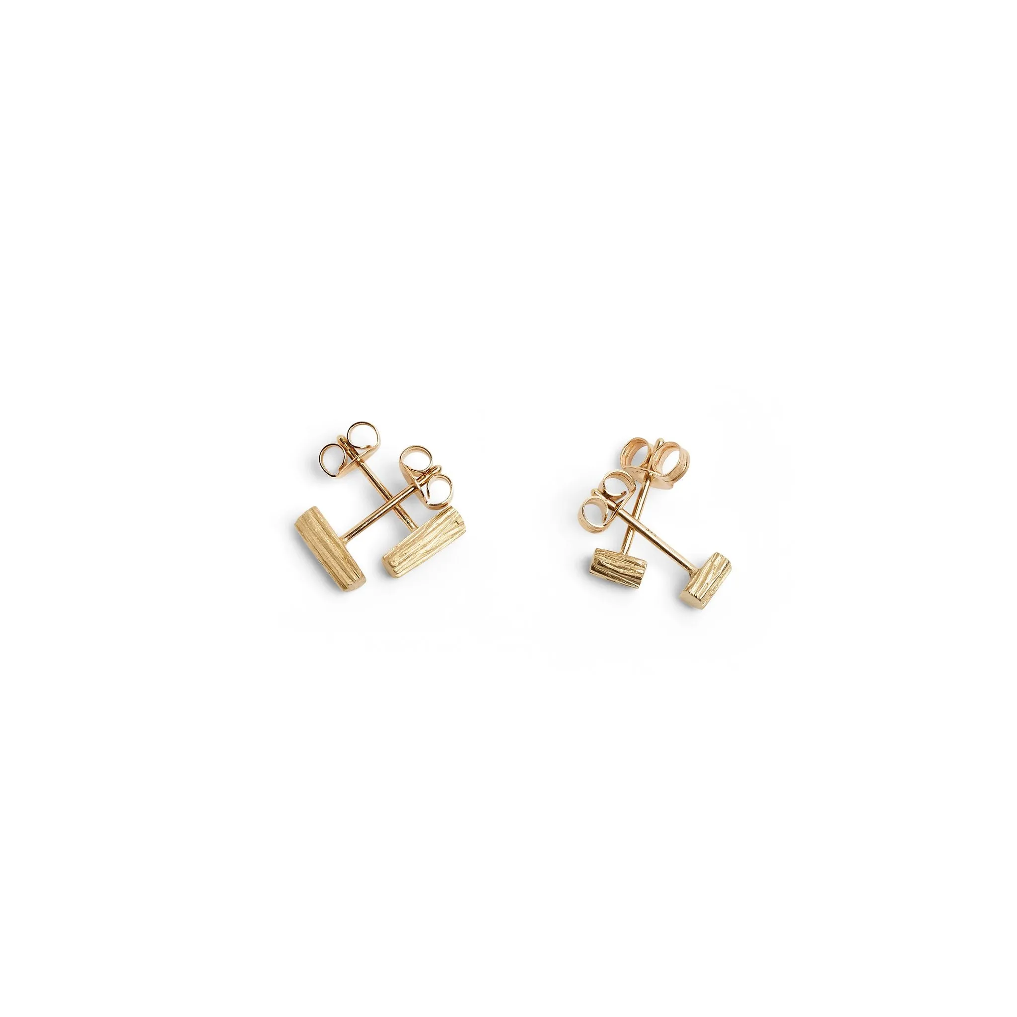 Diamond Mini Lithic Stud Earrings Pieces of Eight