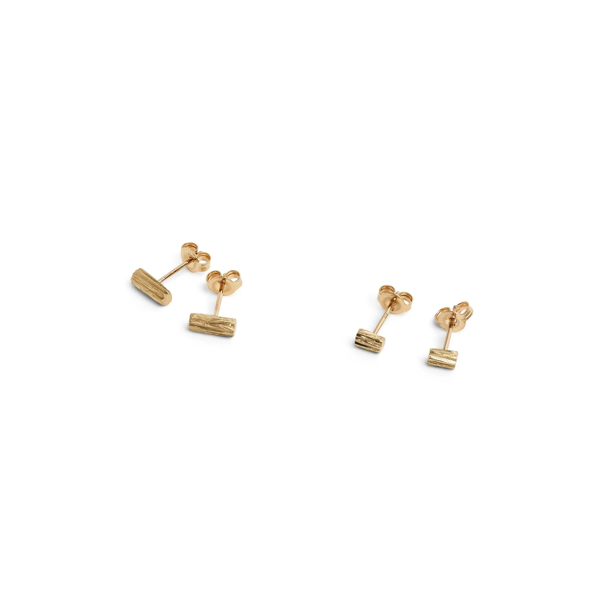 Diamond Mini Lithic Stud Earrings Pieces of Eight