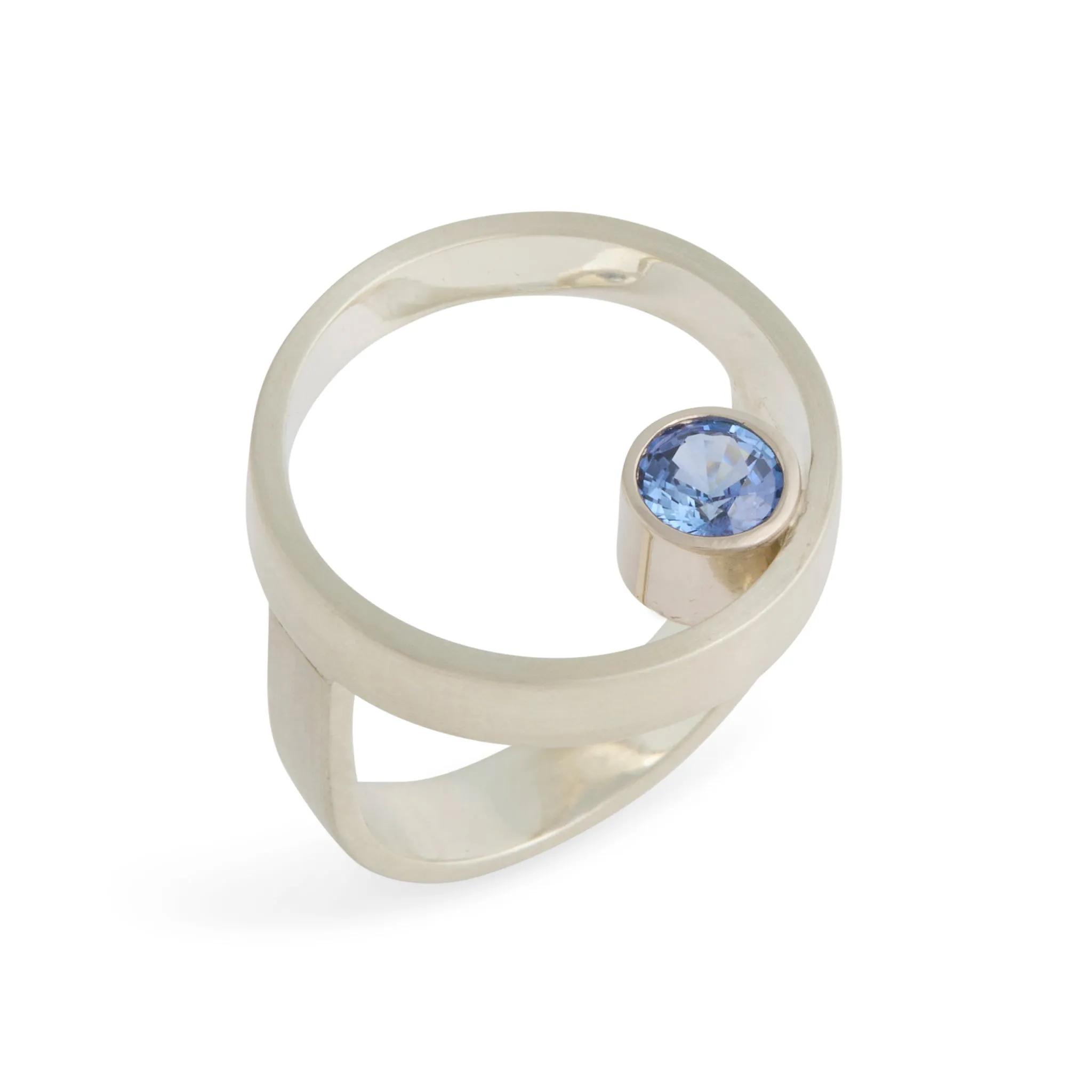 Double Circle Ceylon Ring Pieces of Eight