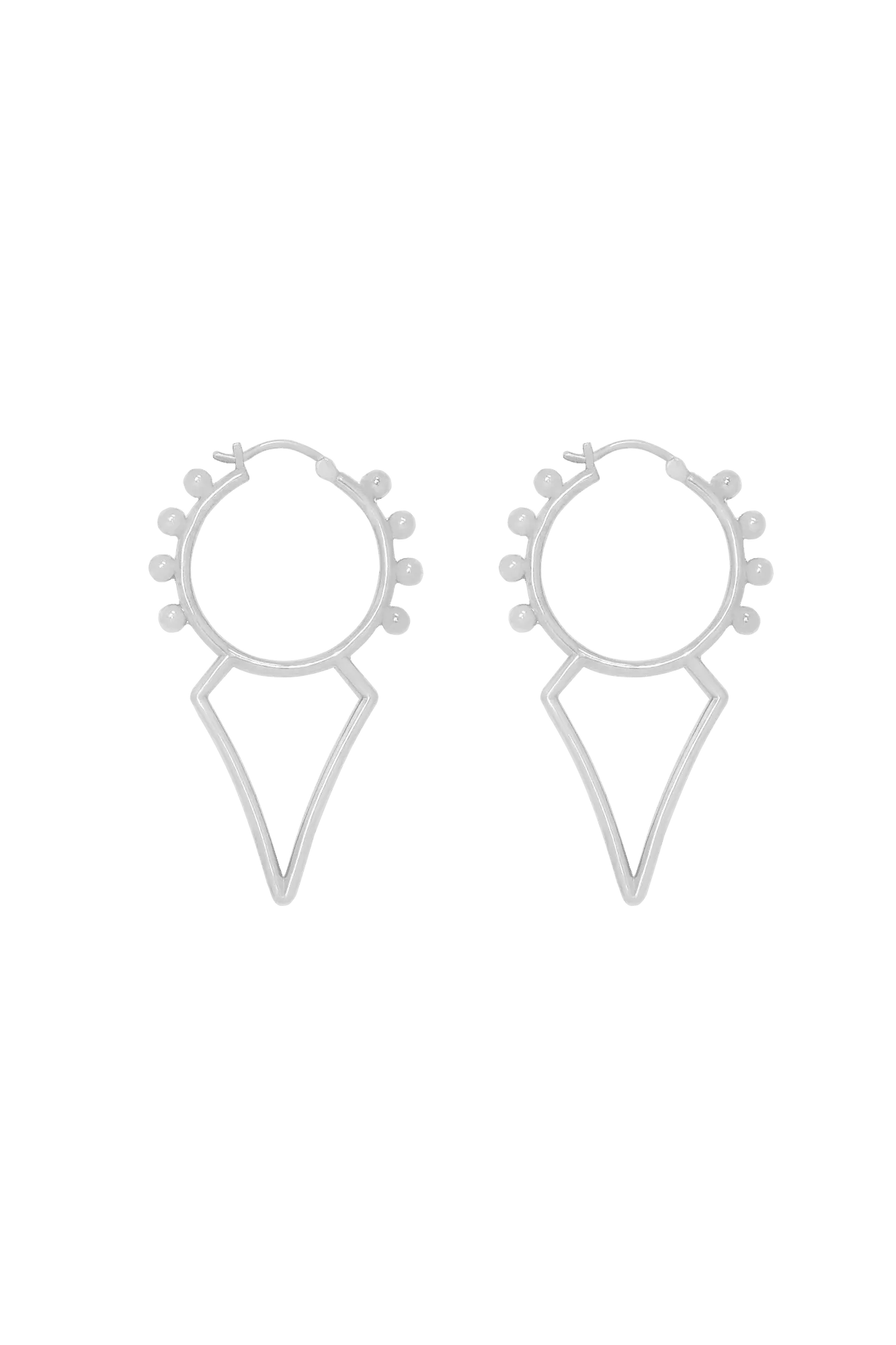 Dune Earrings Silver