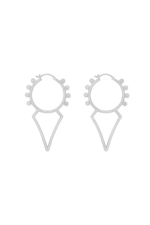 Dune Earrings Silver