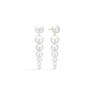Eden Chandeliers Earrings w. White Pearls
