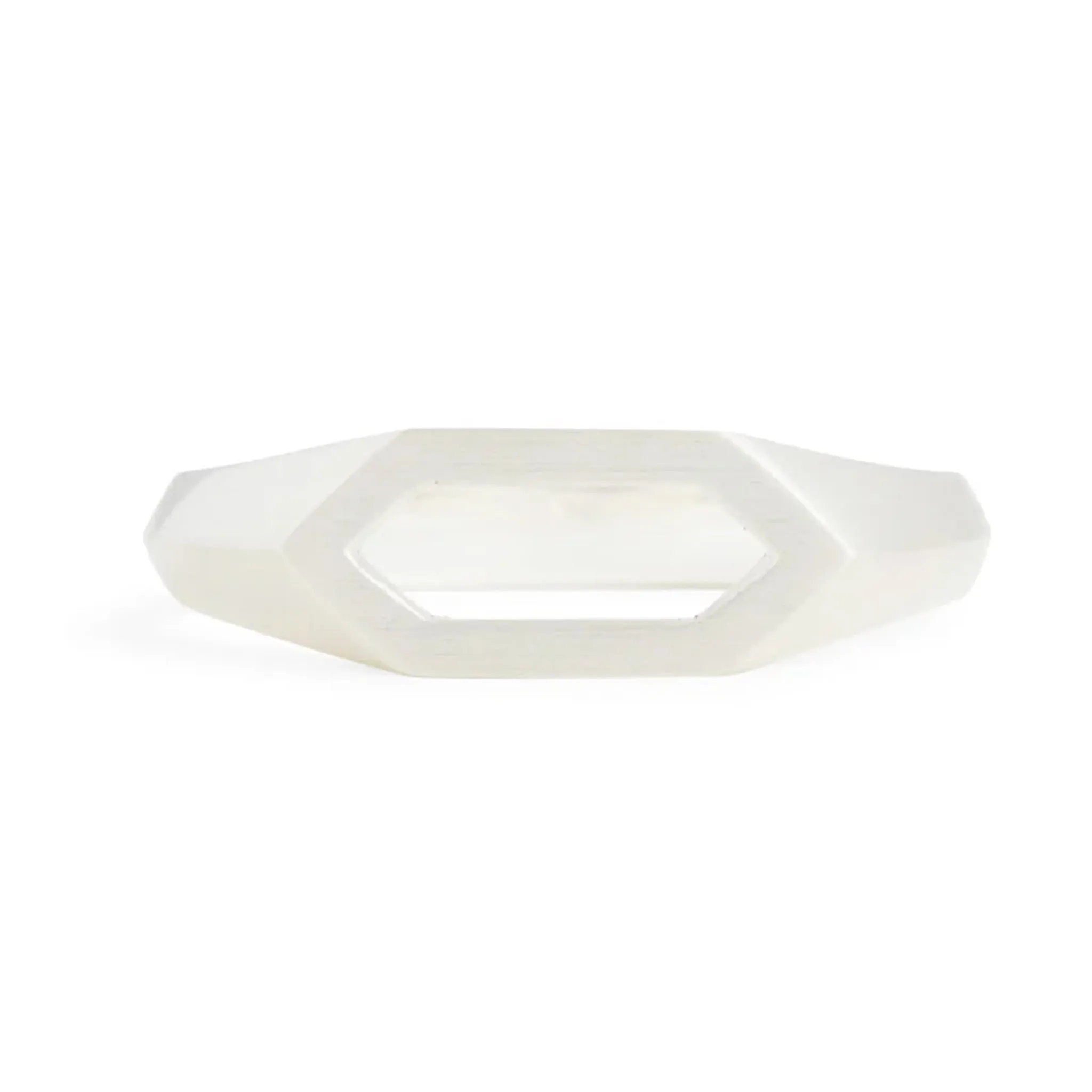 Elongated Hexagonal Signet Ring Pieces of Eight
