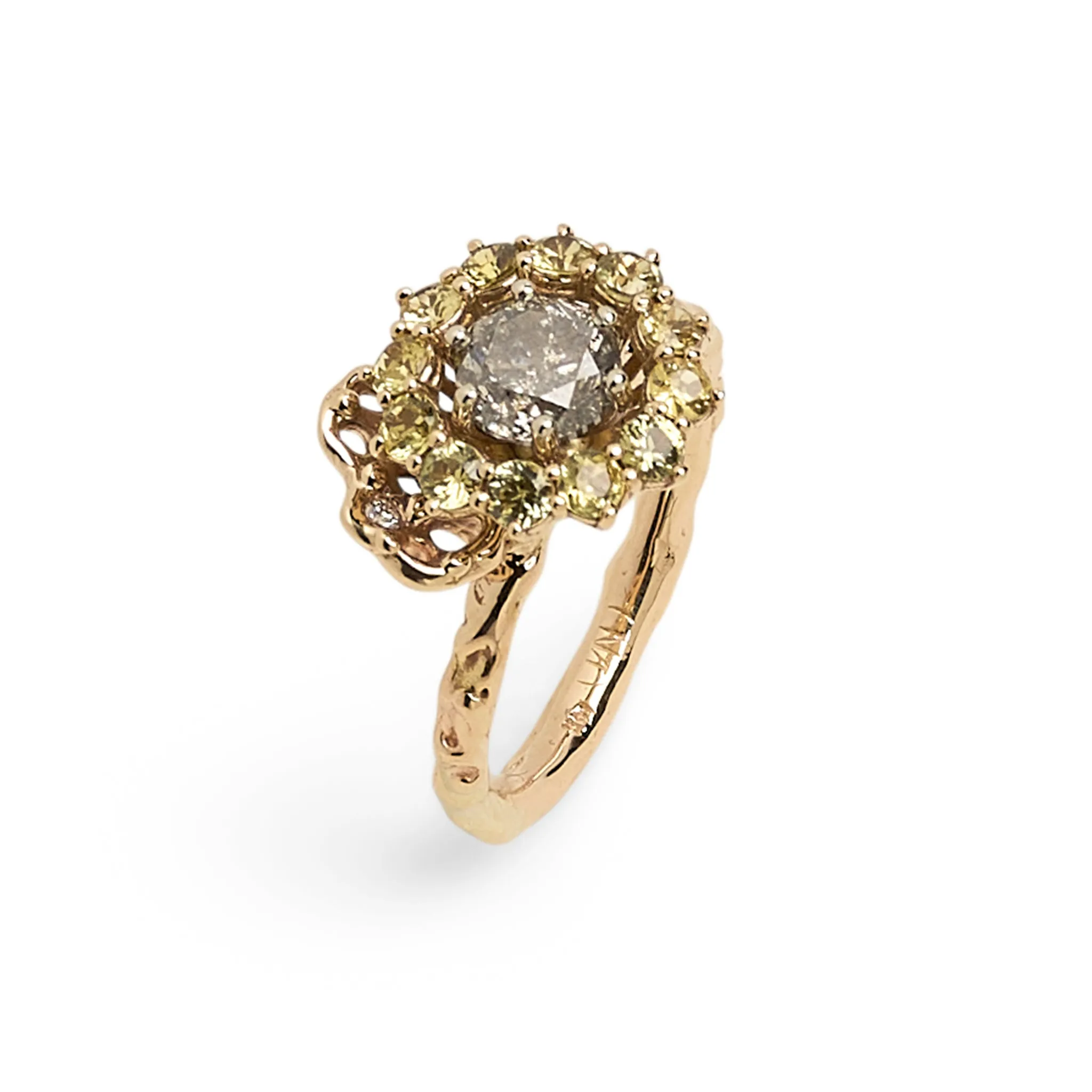 Eudaimonia Cluster Ring Pieces of Eight