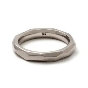 Faceted Gold Wedding Ring Pieces of Eight
