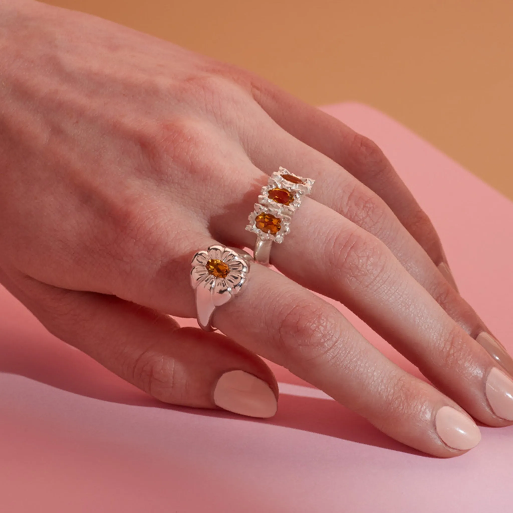 Fiori Lungo Ring Pieces of Eight
