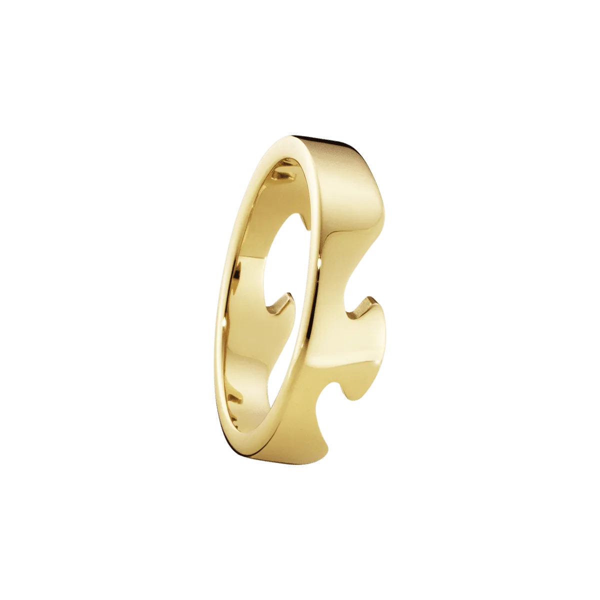 Fusion End 18K Gold Ring
