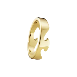Fusion End 18K Gold Ring