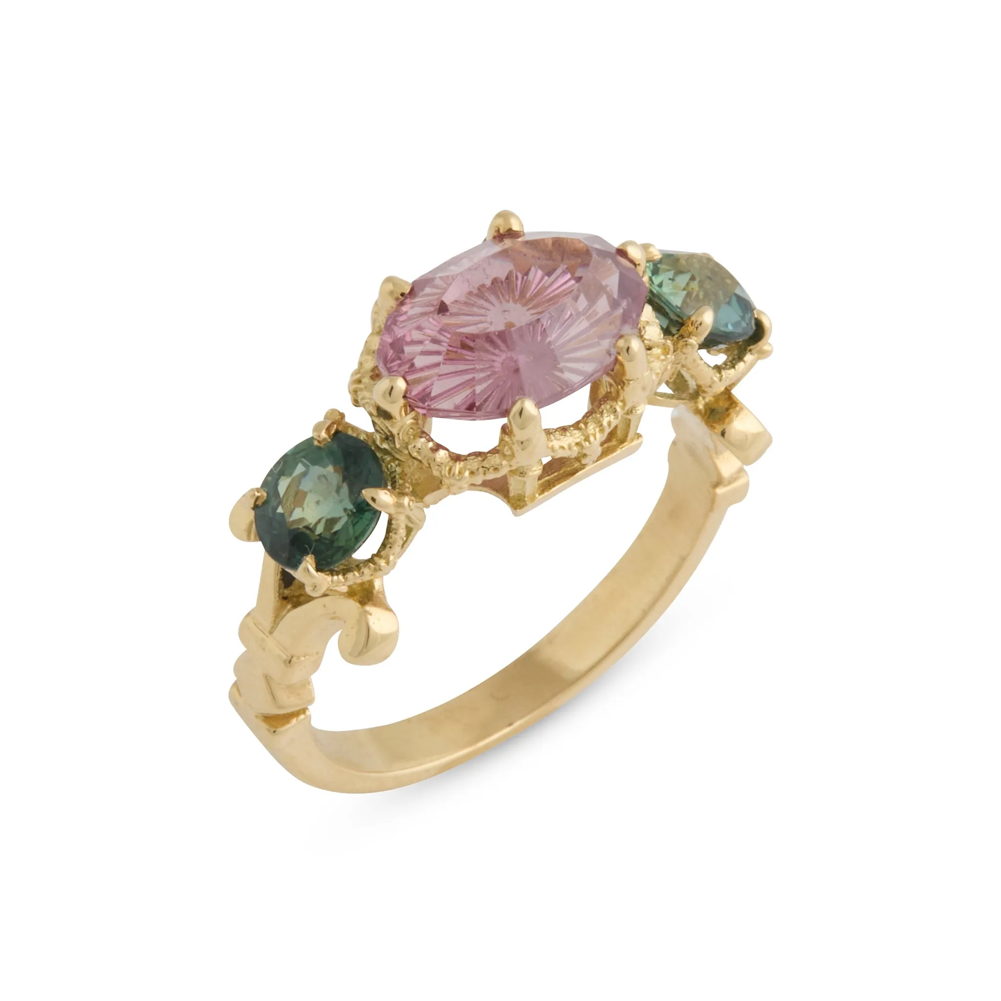 Genevieve's Garnet Ring Pieces of Eight