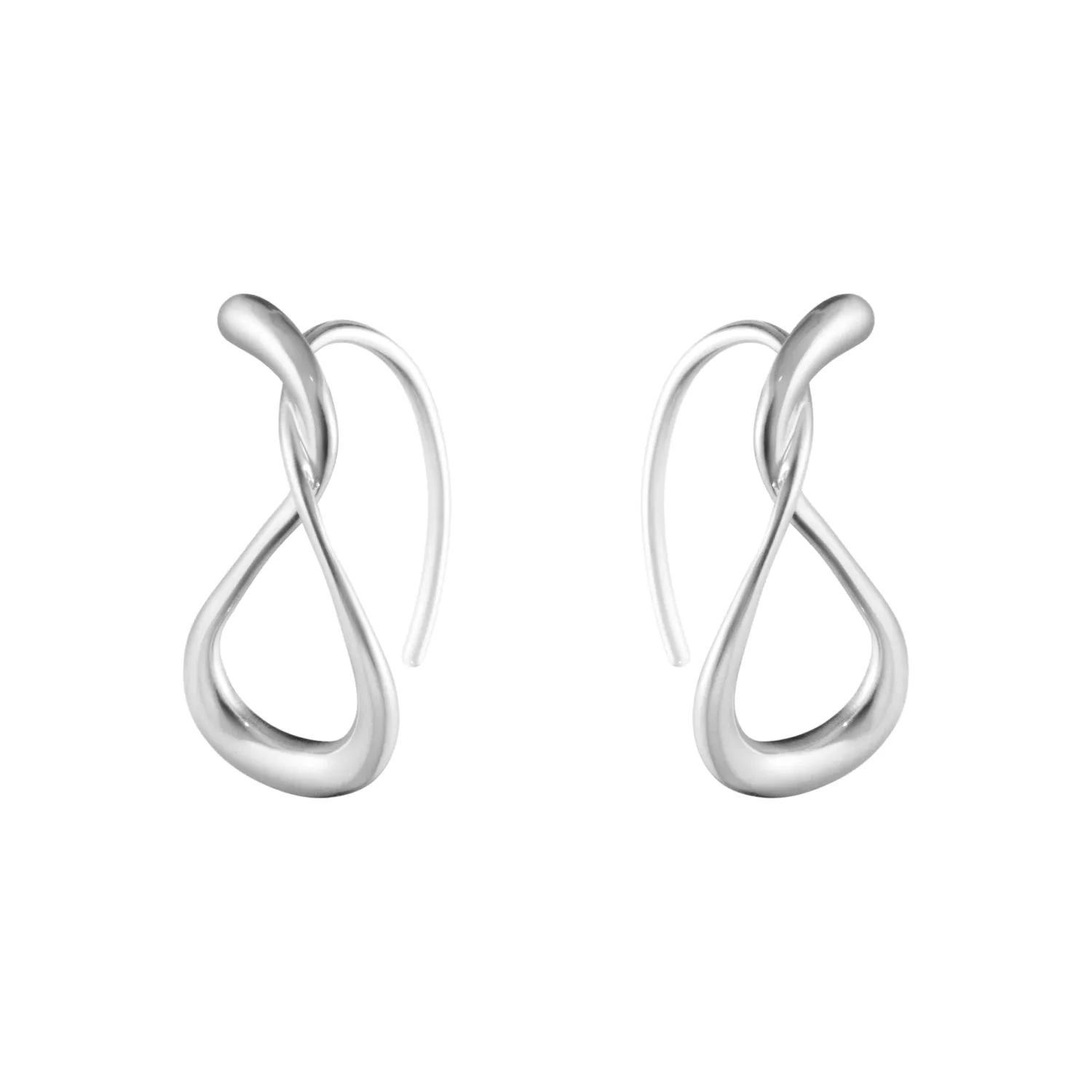 Georg Jensen Mercy Sterling Silver Small Hoop Earrings