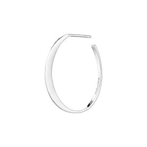Glow Small Silver Hoop