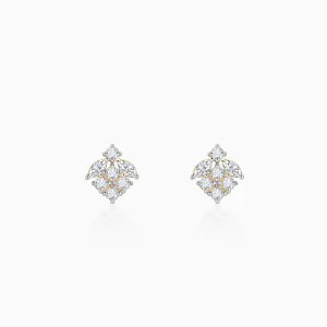 Gold Buti Diamond Earrings Giva