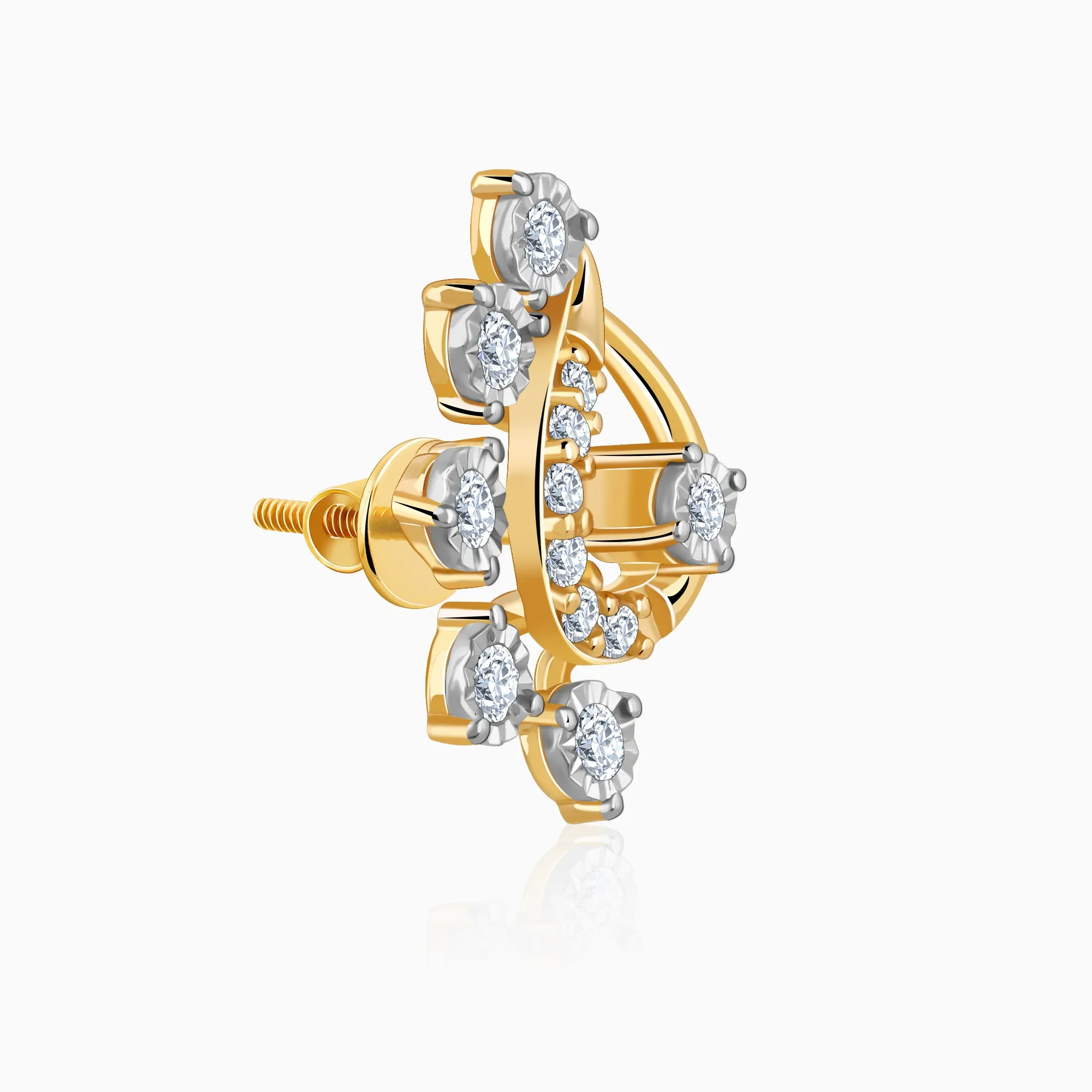 Gold Charisma Diamond Earrings Giva