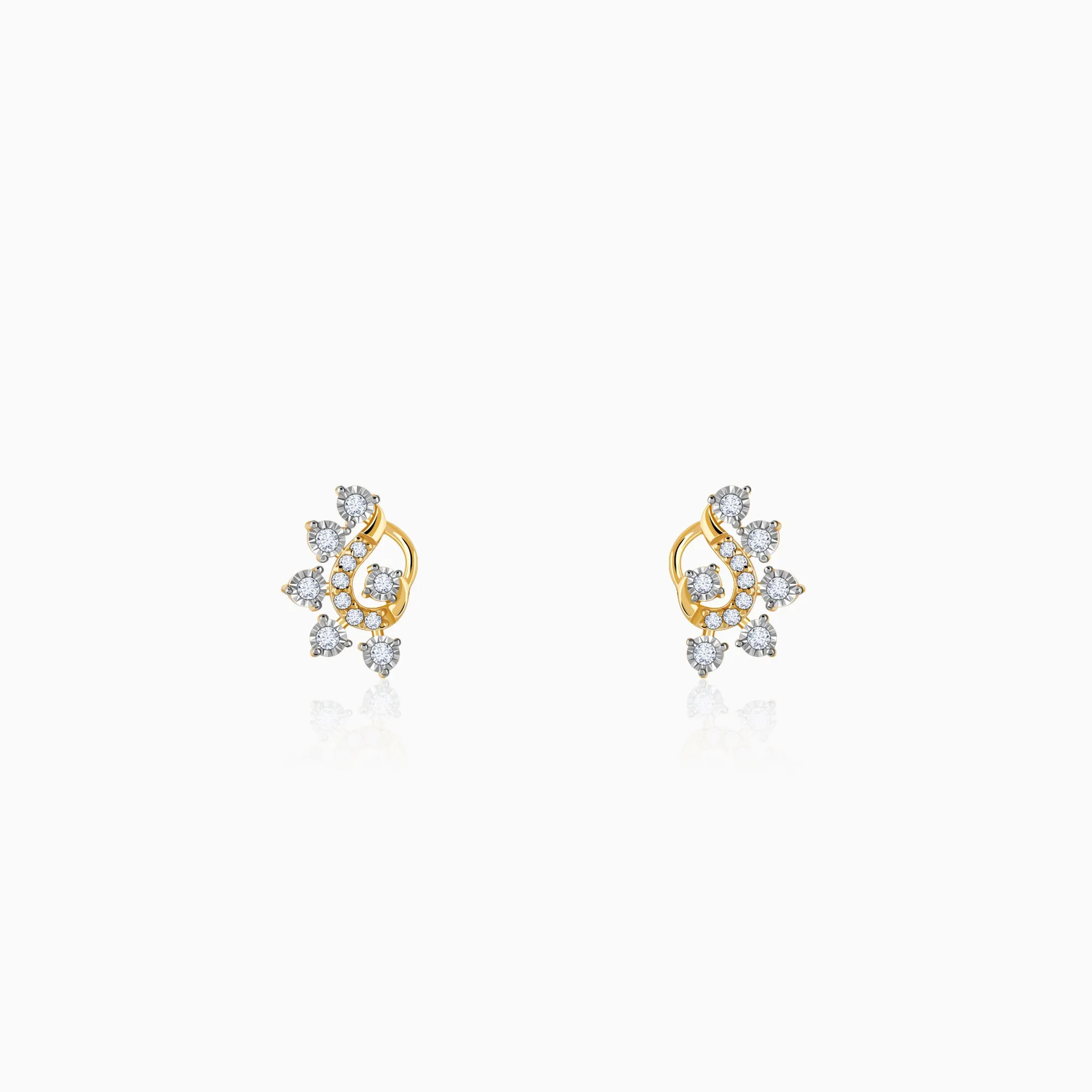 Gold Charisma Diamond Earrings Giva