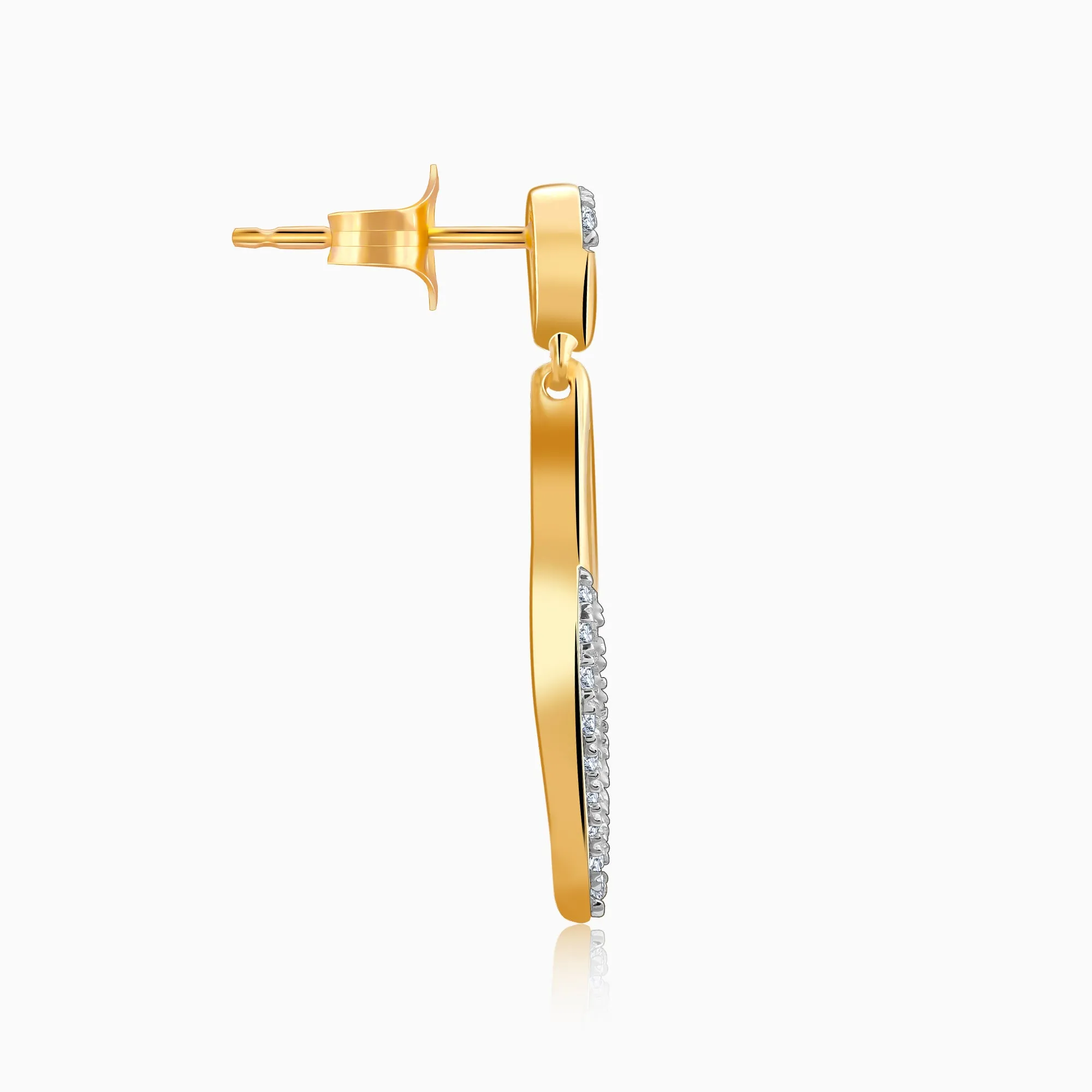 Gold Dewfall Diamond Earrings Giva