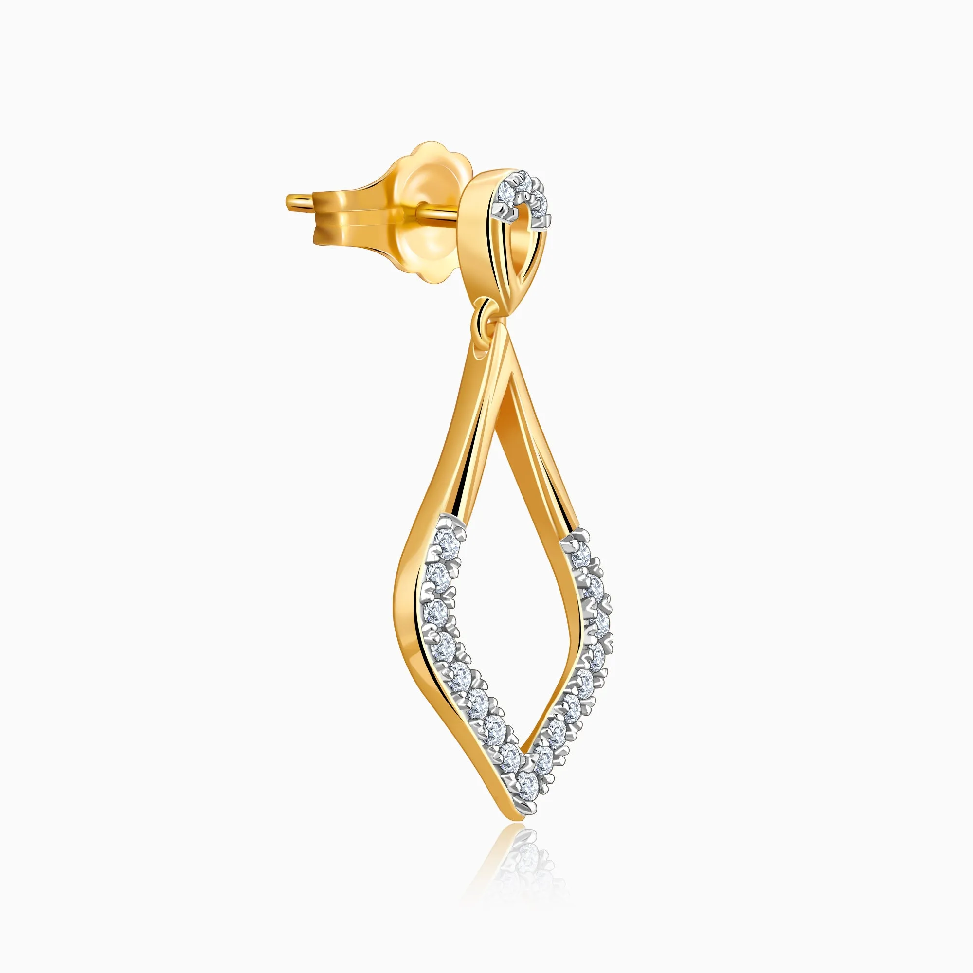 Gold Dewfall Diamond Earrings Giva
