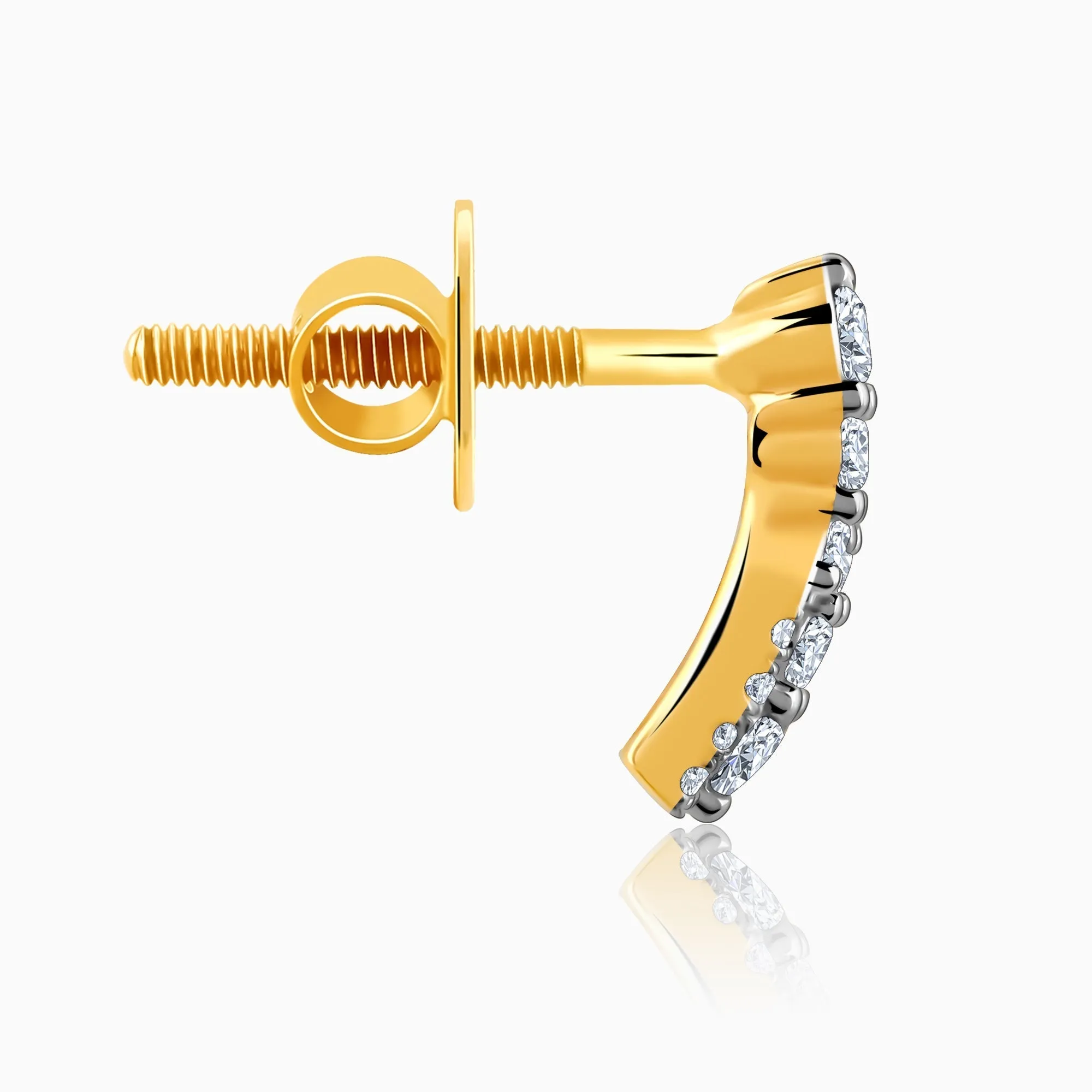 Gold Elysian Diamond Earrings Giva