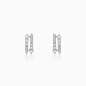 Gold Elysian Diamond Earrings Giva